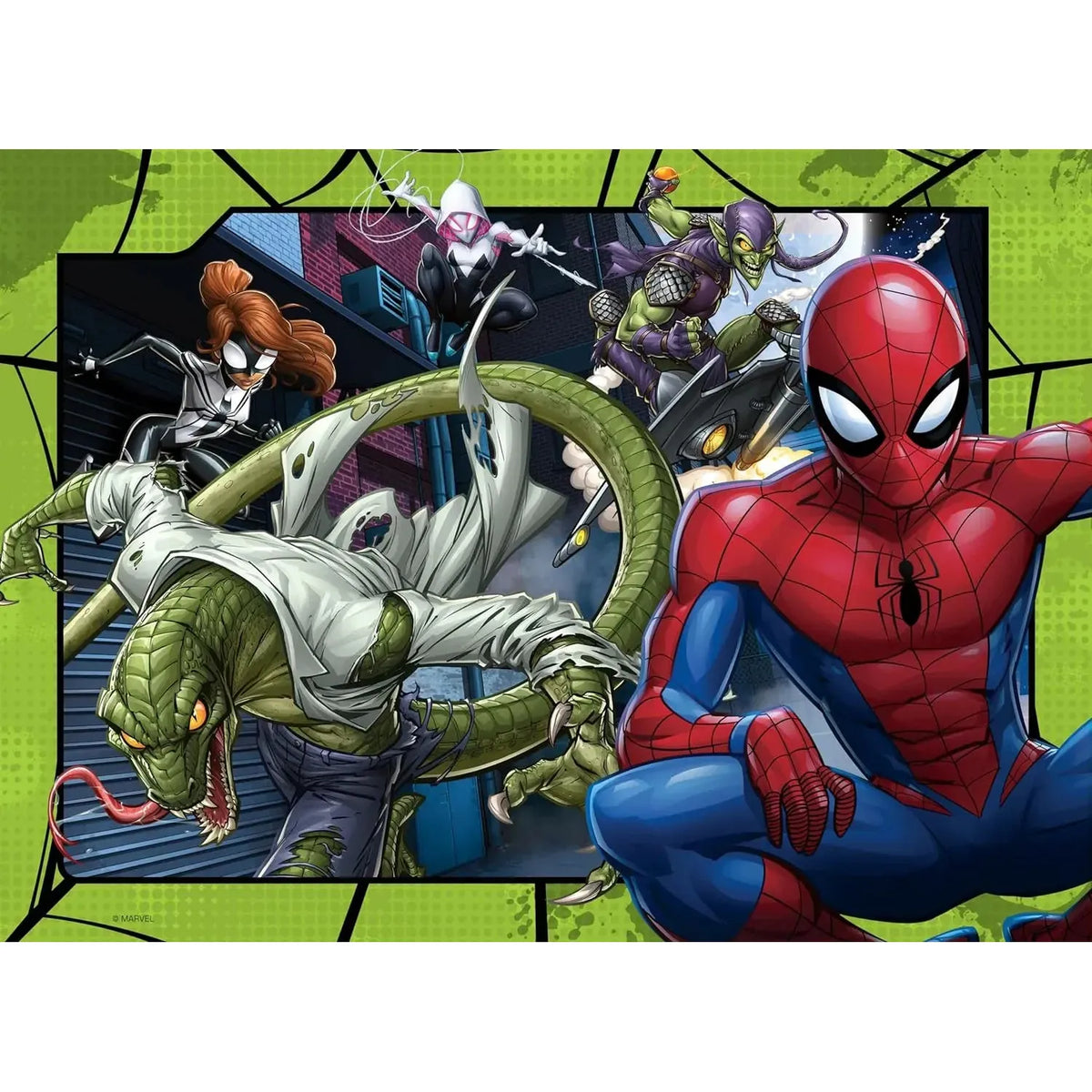 4x100pc Spider-Man Protector of New York Puzzle