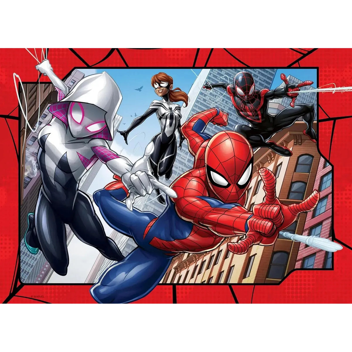 4x100pc Spider-Man Protector of New York Puzzle
