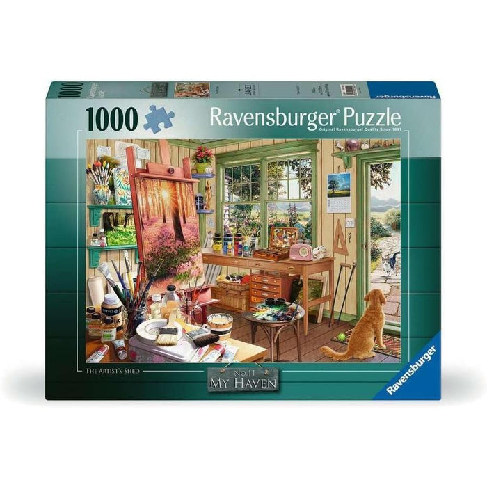 1000pc My Haven Artist's Shed Puzzle