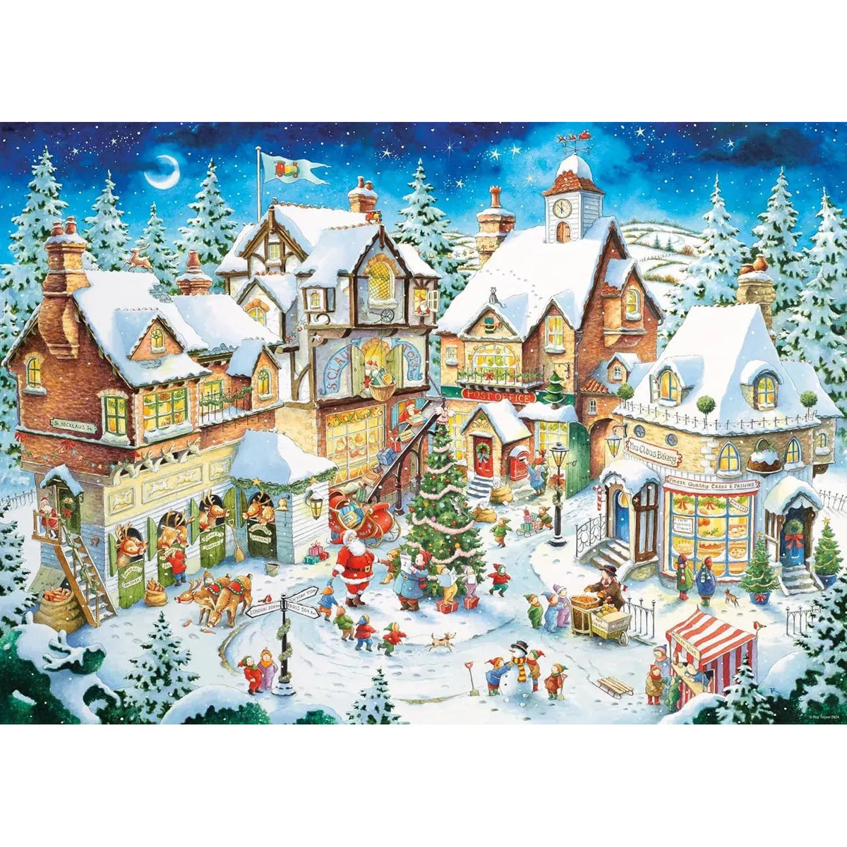 1000pc Christmas Village Puzzle