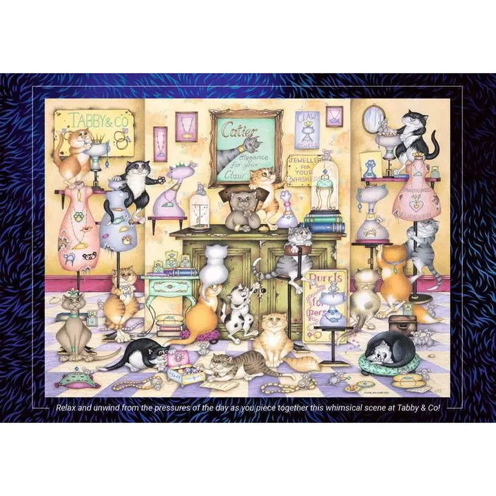 image1_500pc Crazy Cats Taby & Co. Puzzle