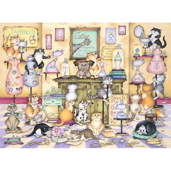 image2_500pc Crazy Cats Taby & Co. Puzzle