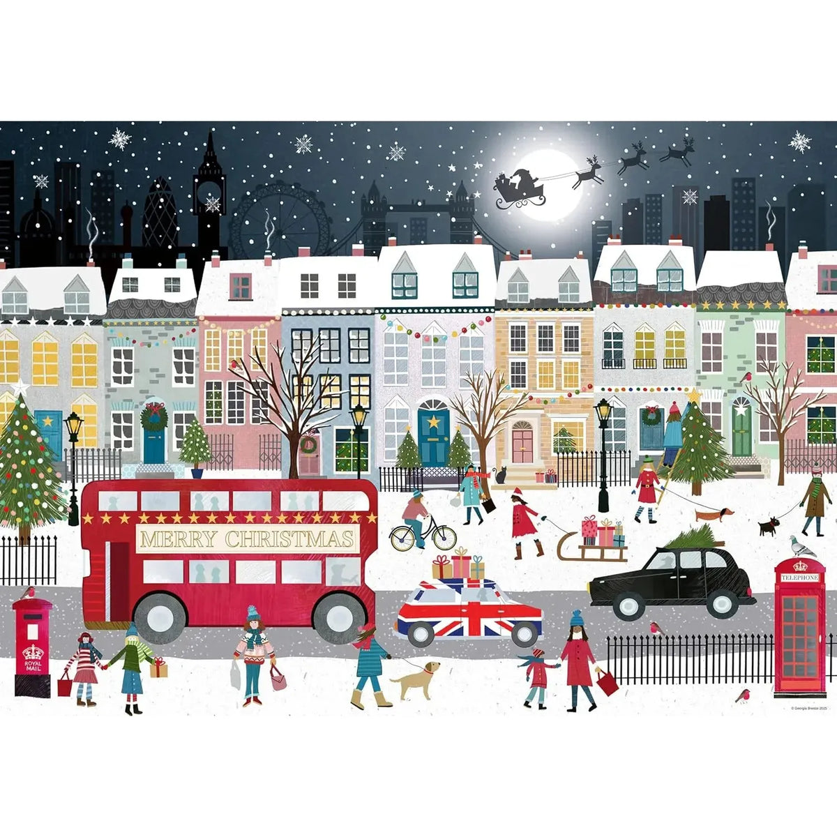 1000pc London's Christmas Spirit Puzzle