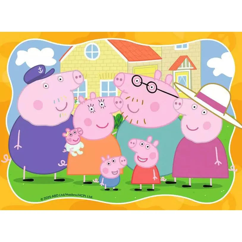 12/16/20/24pc Peppa Pig Family Time Puzzle