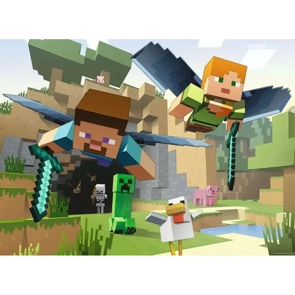 200pc Minecraft Adventures Puzzle
