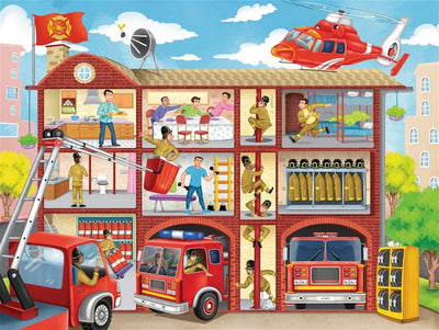 100pc Firehouse Frenzy Puzzle