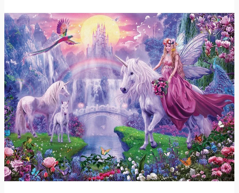 200pc Unicorn Kingdom Puzzle