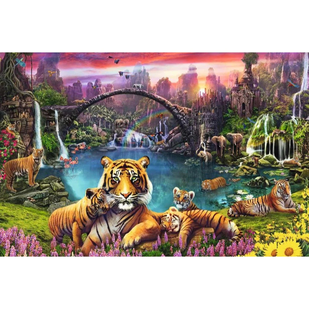 3000pc Tigers in Paradise Puzzle