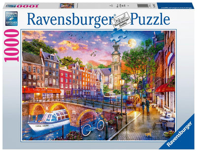 1000pc Sunset in Amsterdam Puzzle