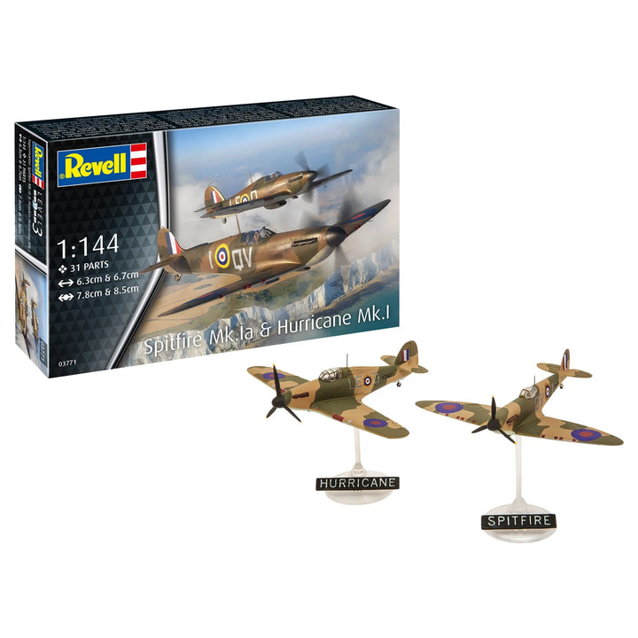 image1_1/144 Supermarine Spitfire Mk.lA & Hawker Hurricane Mk.I
