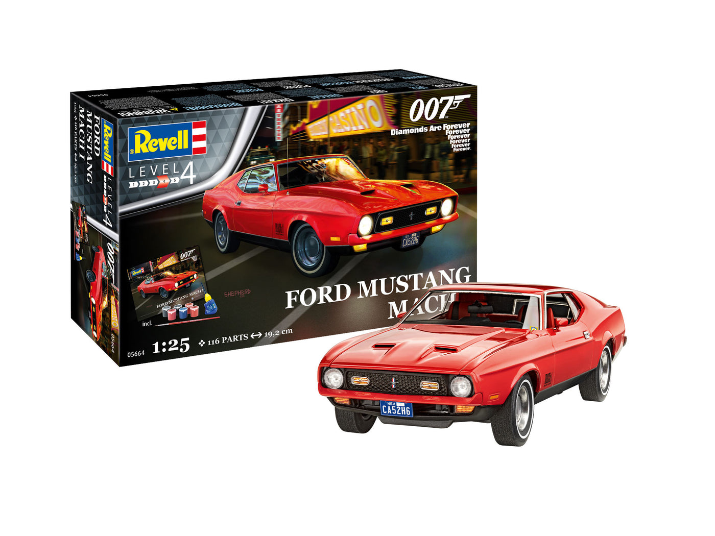 1/24 James Bond Ford Mustang Diamonds are Forever