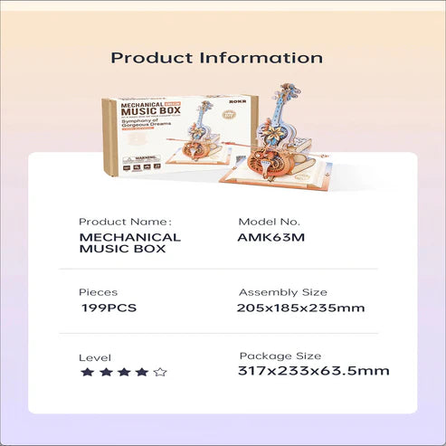 image2_DIY Music Box Symphony of Gorgeous Dreams (Cello)