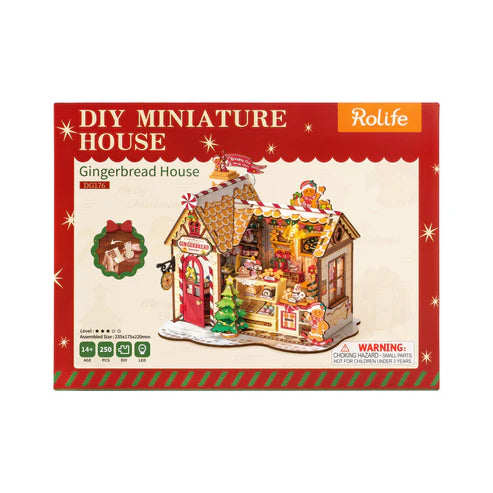 image1_DIY Mini House Gingerbread House