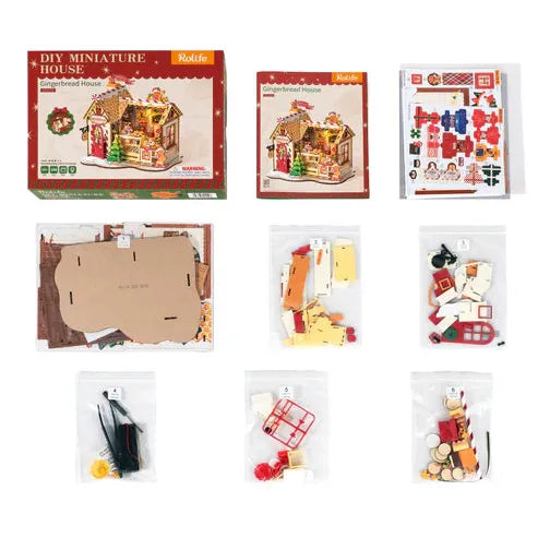 image5_DIY Mini House Gingerbread House