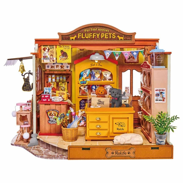 DIY Mini House Fluffy Friends Store