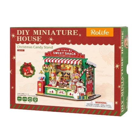 image2_DIY Mini House Christmas Candy Stand