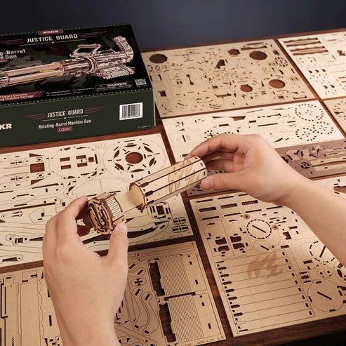 image9_Rokr DIY Rotating Barrel Toy Machine Gun