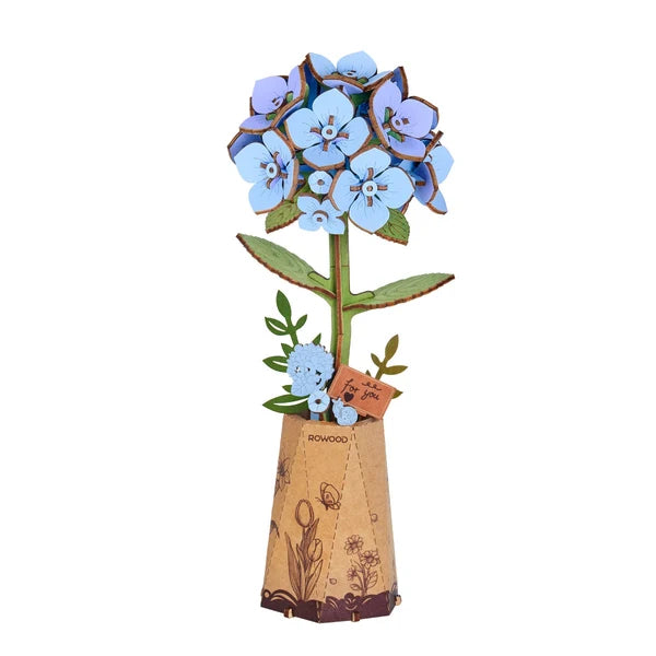 Wood Bloom Blue Hydrangea