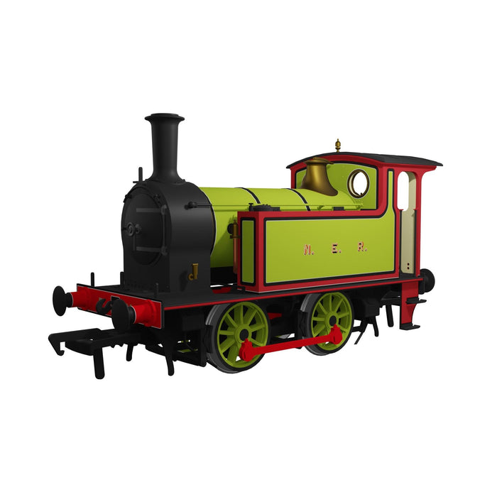 OO NER H Class - No.24, NER Saxony Green Livery (1888) - DCC Ready
