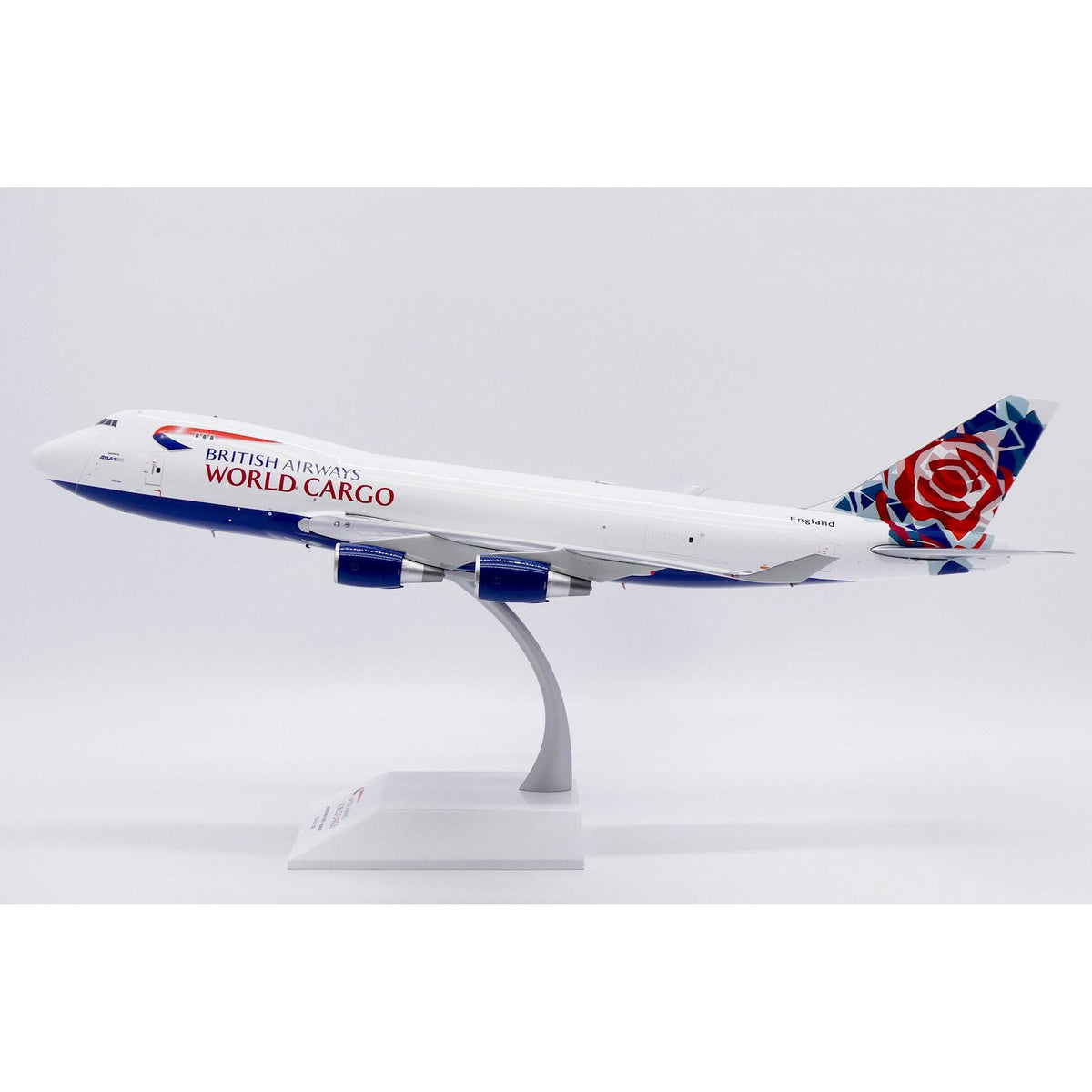 1/200 British Airways World Cargo (Atlas Air) Boeing 747-400F "Chelsea Rose" Reg: N495MC with Stand