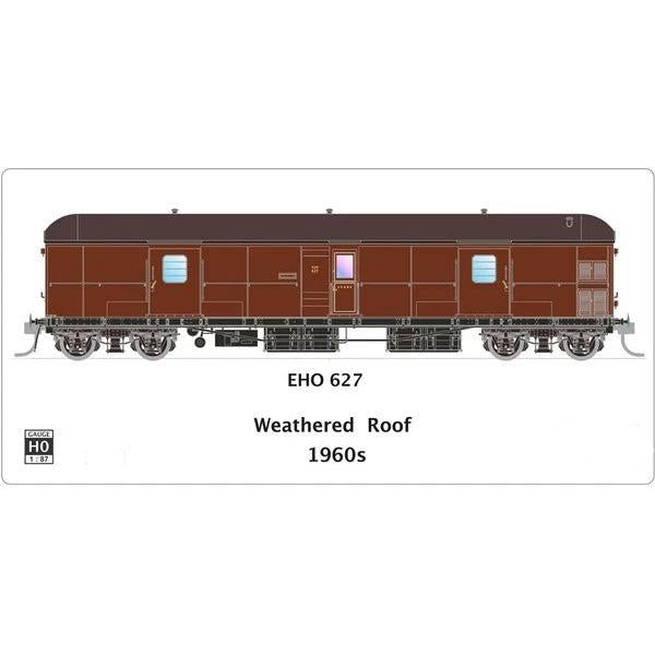 HO EHO 627 Weathered Roof 1960s