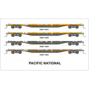 HO OCY Container Wagon Pacific National 4pk