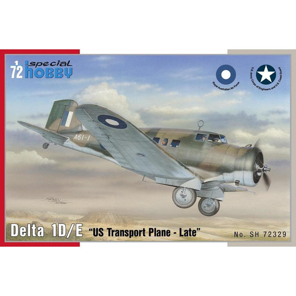 1/72 Delta 1D/E US 'Transport Plane - Late' Plastic Model Kit (Aus Decals)