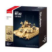1/35 988pc M1A2 Abrams TUSK II