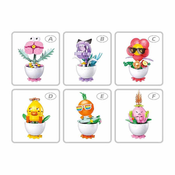 Potted Plants Life Faces