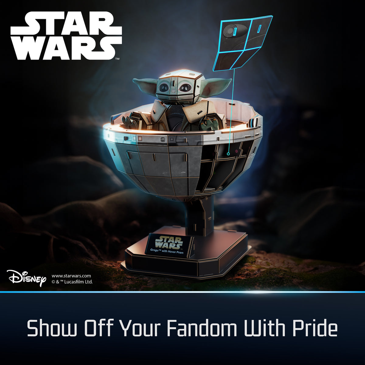 4D Build Star Wars - Grogu in Carrier