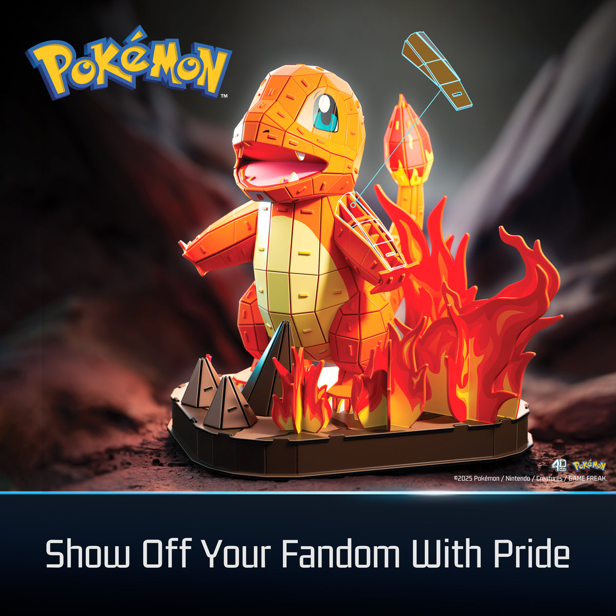 4D Build Pokemon - Charmander