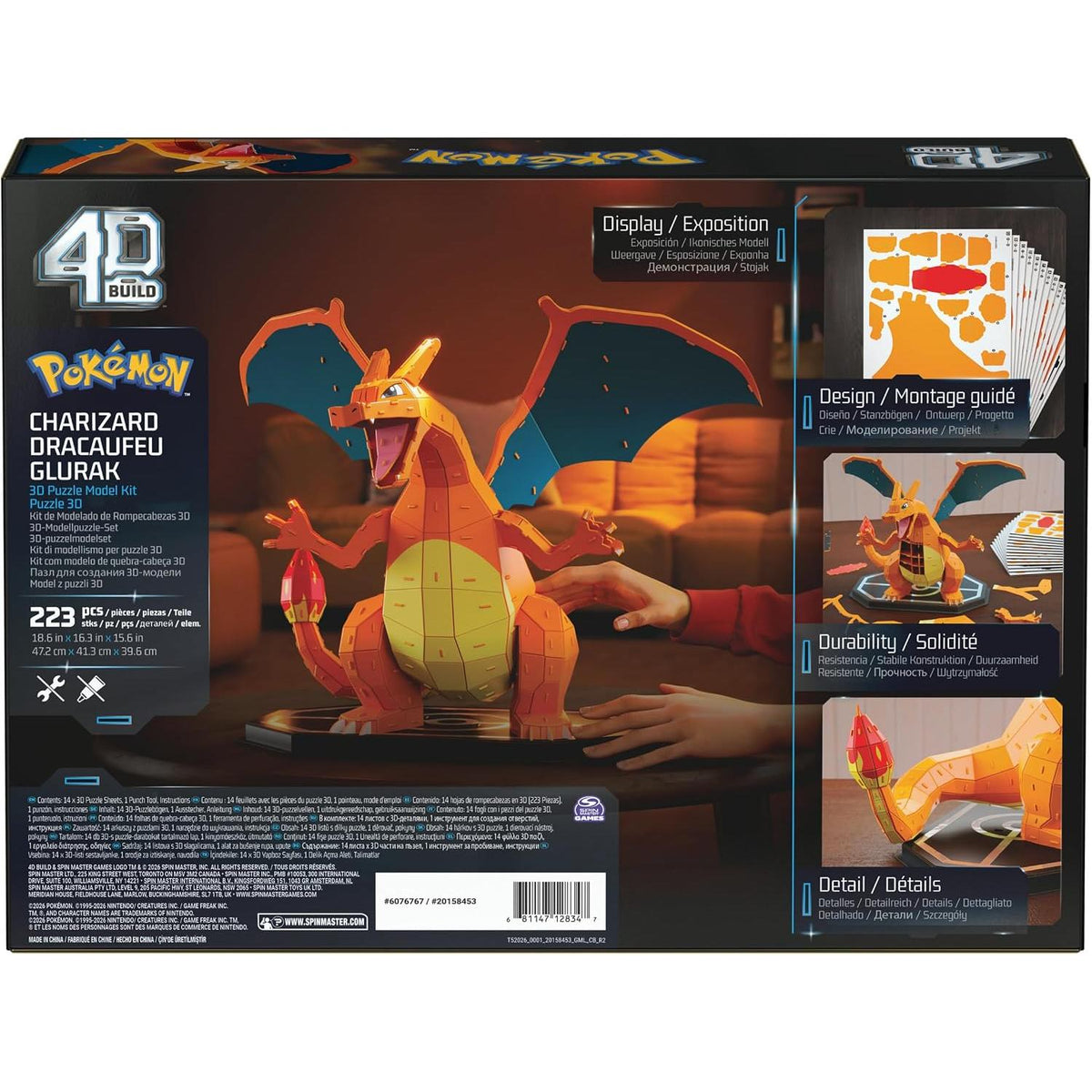 4D Build Pokemon - Charizard