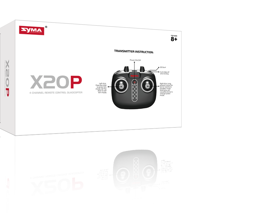 X20P 4 Channel Remote Control Quadcopter