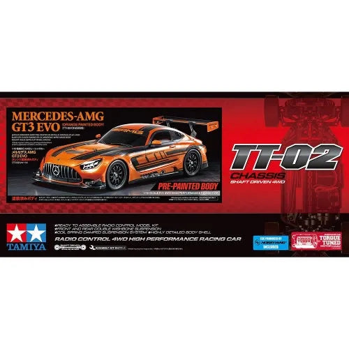 1/10 Mercedes-Amg GT3 Evo - Orange Painted Body