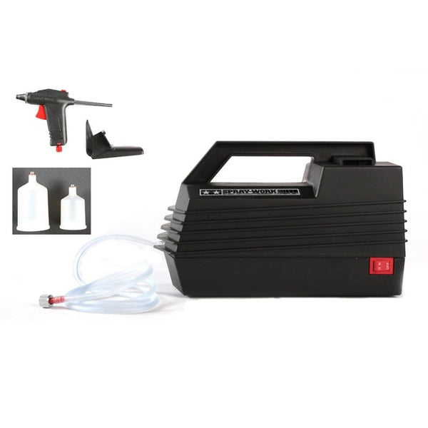 Spray-Work Basic Air Compressor with Airbrush_1