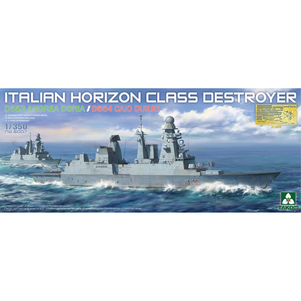 1/350 Italian Horizon Class Destroyer D553 Andrew Doria / D554 Caio Duiluo