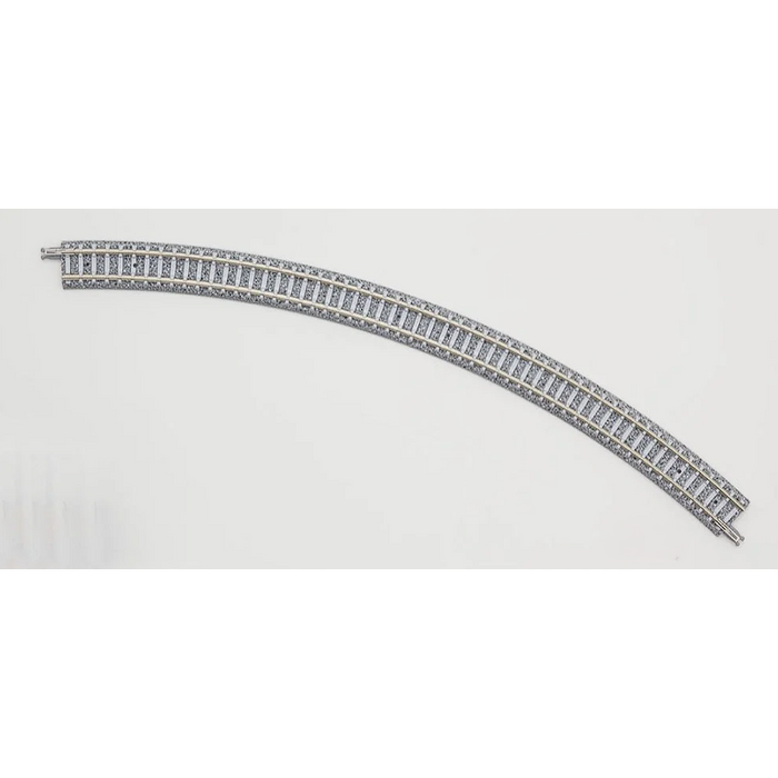 N Curve PC Track 354mm Radius 45deg 4pk