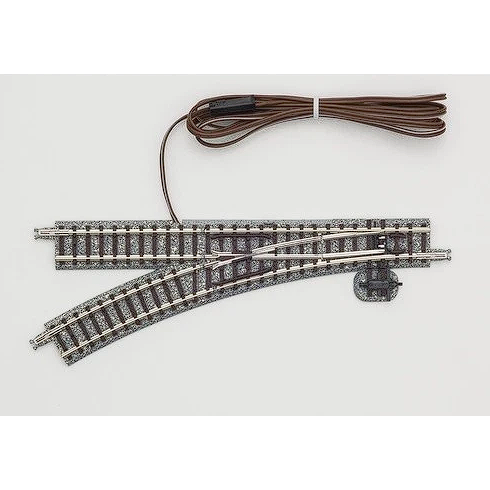 N Electric Turnout Track Left Hand 280mm Radius 30deg