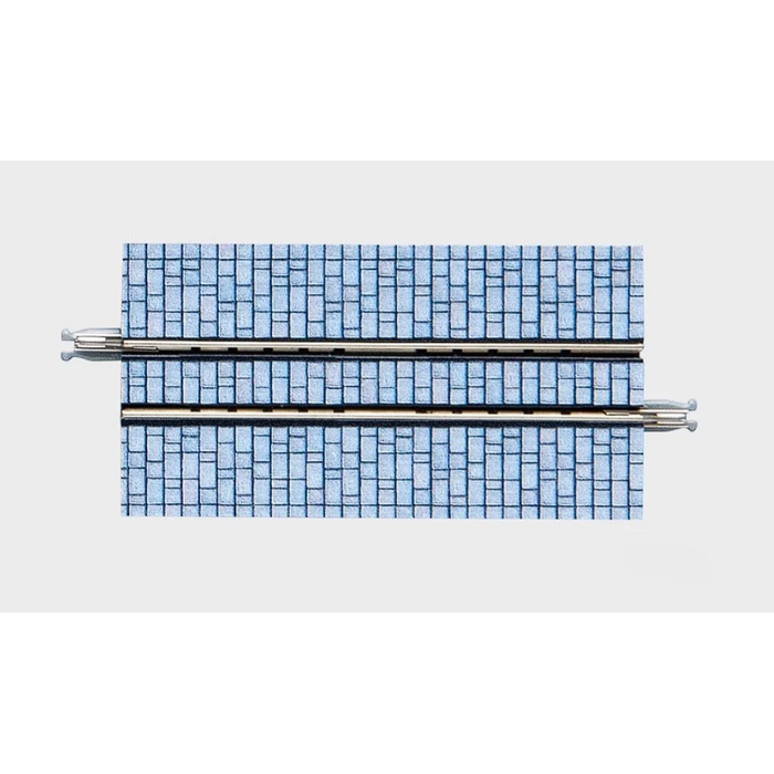 N Pavement Tram Straight Track 70mm 4pk