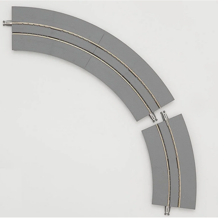 N Tram Mini Curve Track 140mm 30deg & 60deg 4pk