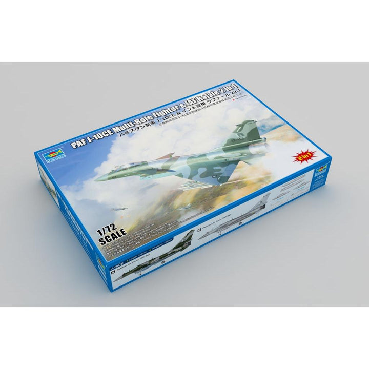 1/72 PAF J-10CE Multi-Role Fighter & IAF Rafale 2 in 1 Plastic Model Kit