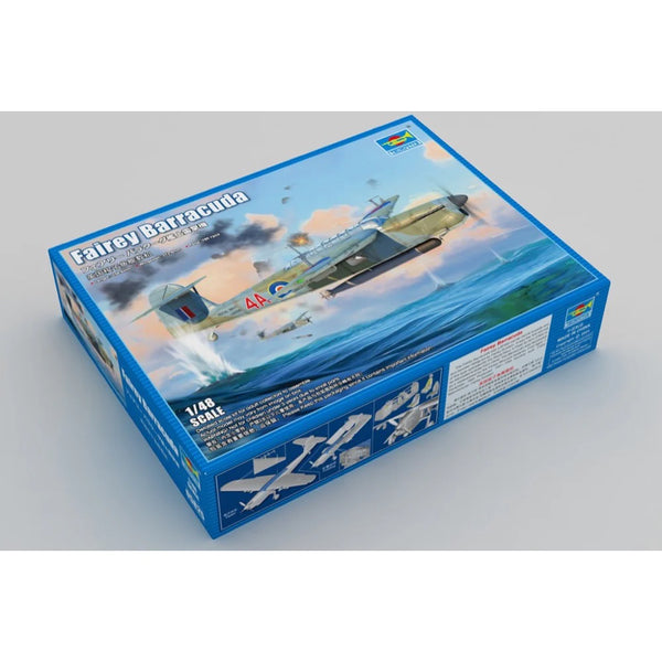 image1_1/48 Royal Navy Fairey Barracuda Mk11 Torpedo Bomber Plastic Model Kit