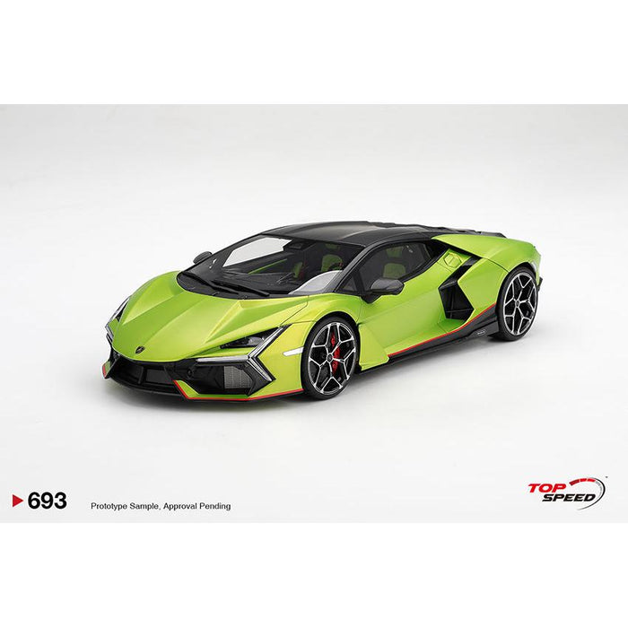 1/18 Lamborghini Revuelto Verde Citrea Matt
