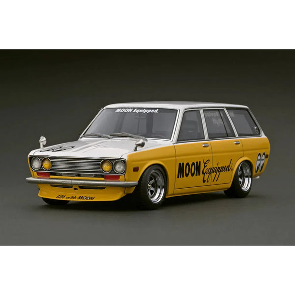 1/18 Resin Datsun Bluebird (510) Wagon Yellow/White Officially Licensed by Nissan_1