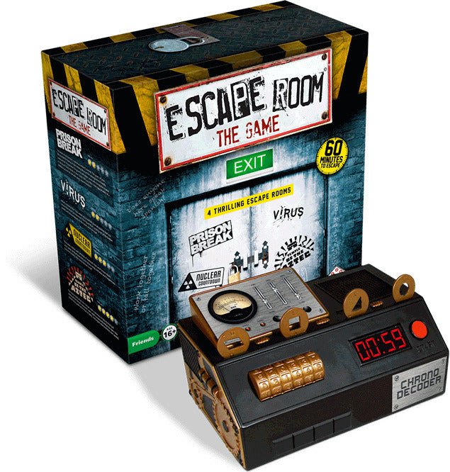 Escape Room the Game 4 Rooms w/ Chrono Decoder