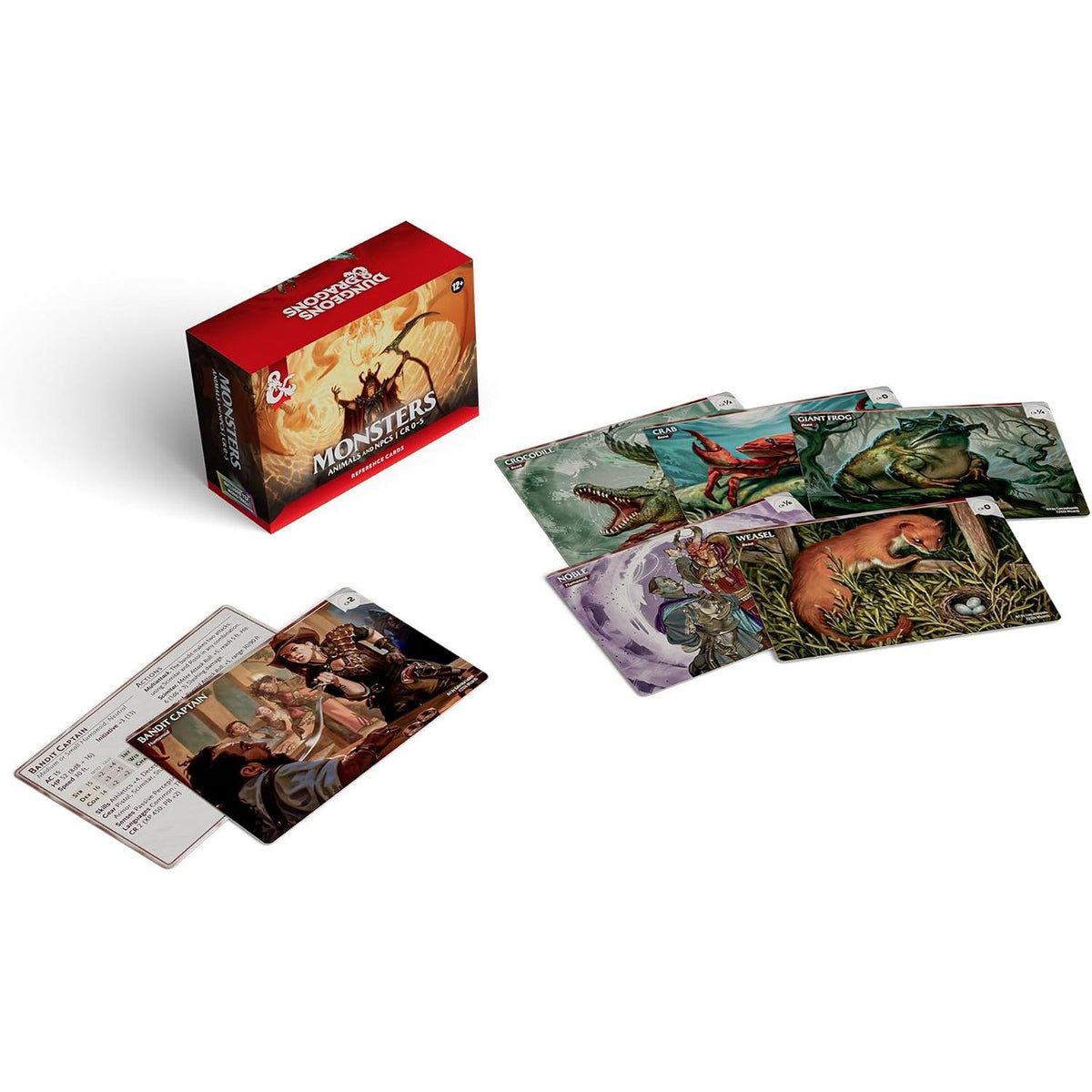 image2_D&D Dungeons & Dragons Reference Cards Monsters Animals and NPCs CR 0-5