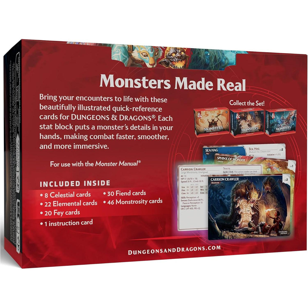 image3_D&D Dungeons & Dragons Reference Cards Monsters Mystical and Menacing CR 0-5
