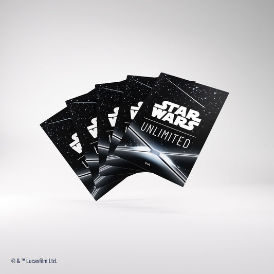 Star Wars Unlimited Art Sleeves - Card Back Black