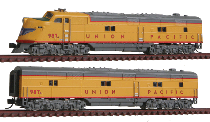 N EMD E6A/Unpowered B Set with Sound & DCC - Paragon2(TM) -- Union Pacific #987, 987B
