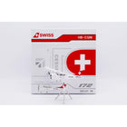 1/72 Swiss Flying Club Cessna 172N Skyhawk Reg: HB-CQM with Stand